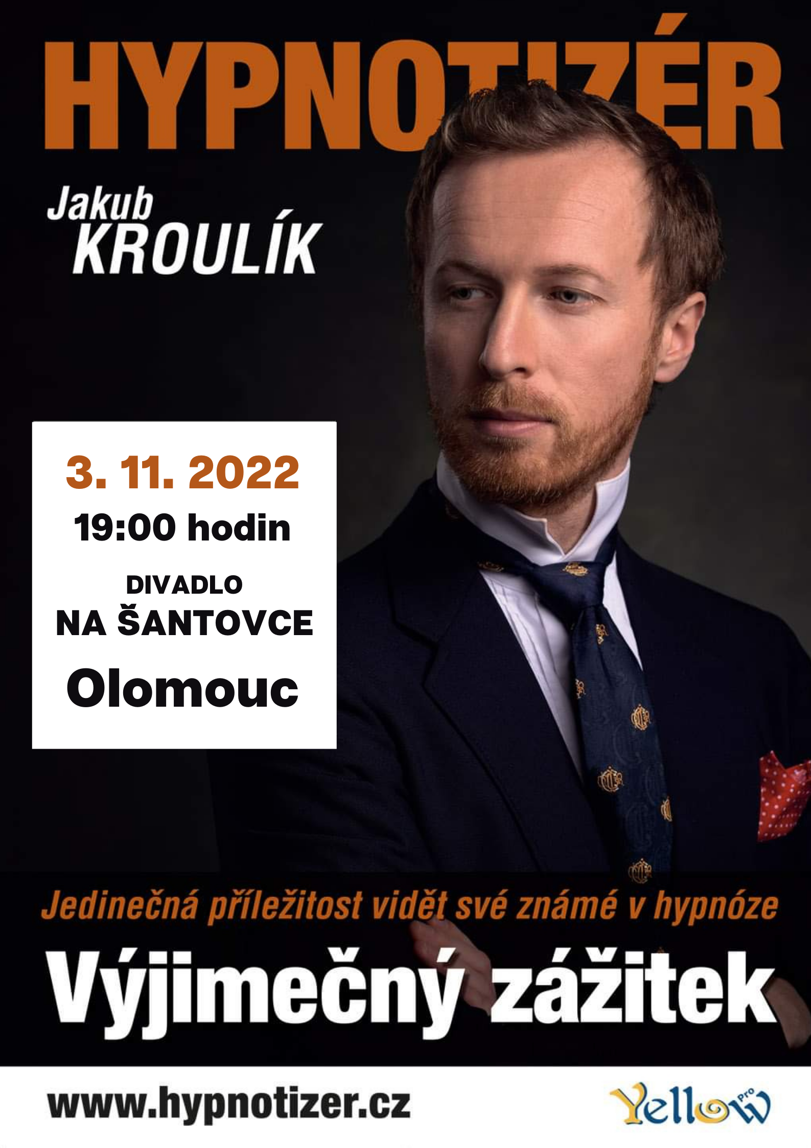Hypnotizér v Olomouci listopad 2022