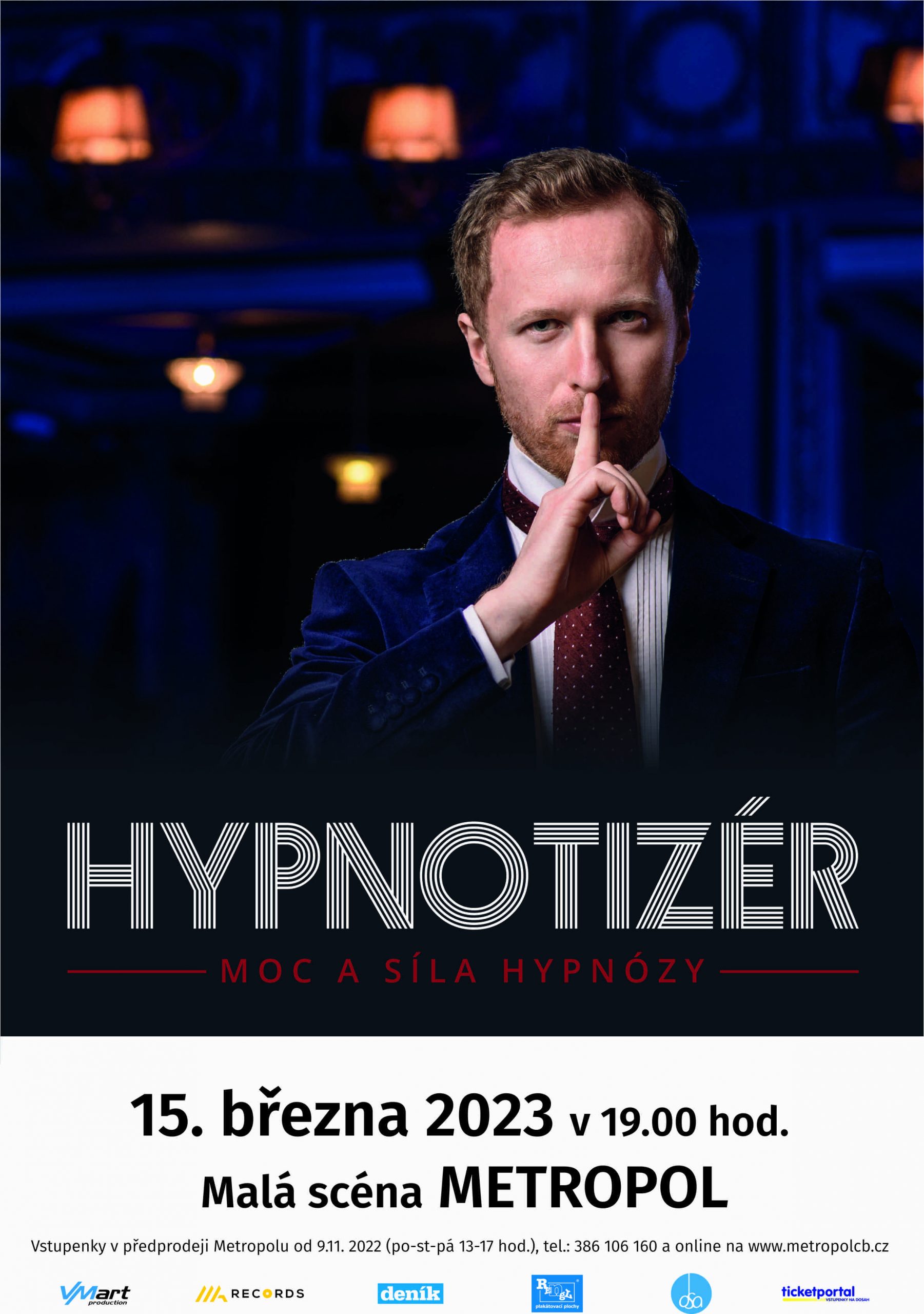 Hypnotizér v Českých Budějovicích