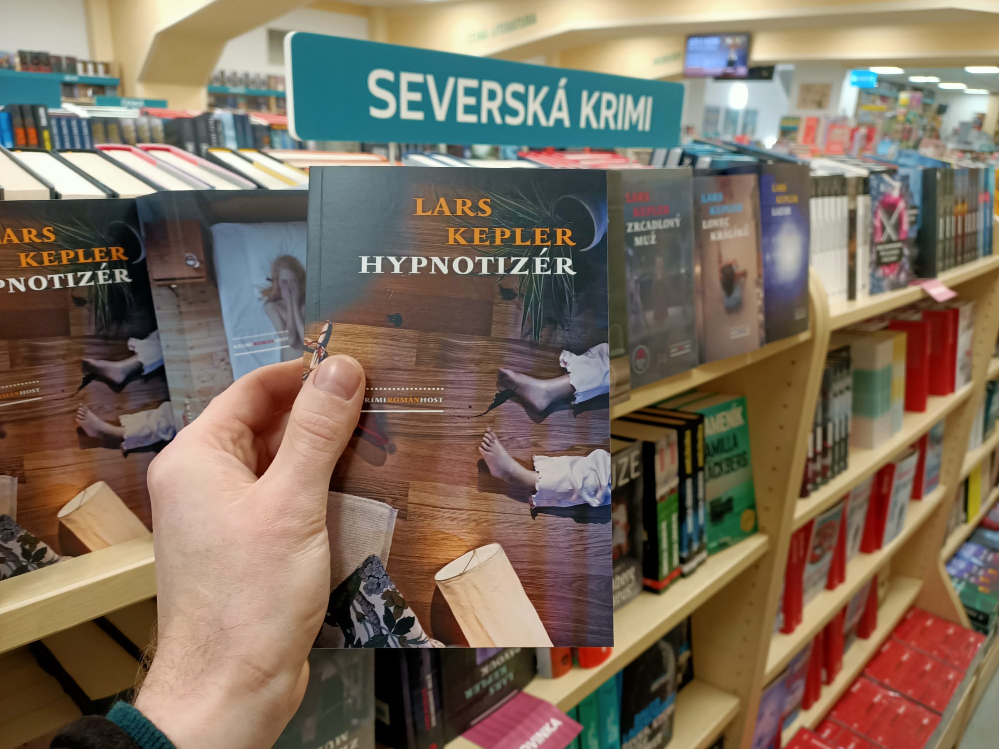 Severský krimi román Larse Keplera Hypnotizér - kniha